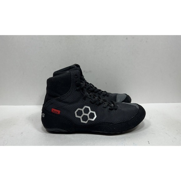 Rudis Colt 2.0 Wrestling Shoes Boxing MMA Athletic Black Grey Mens Size 6 / 7.5W